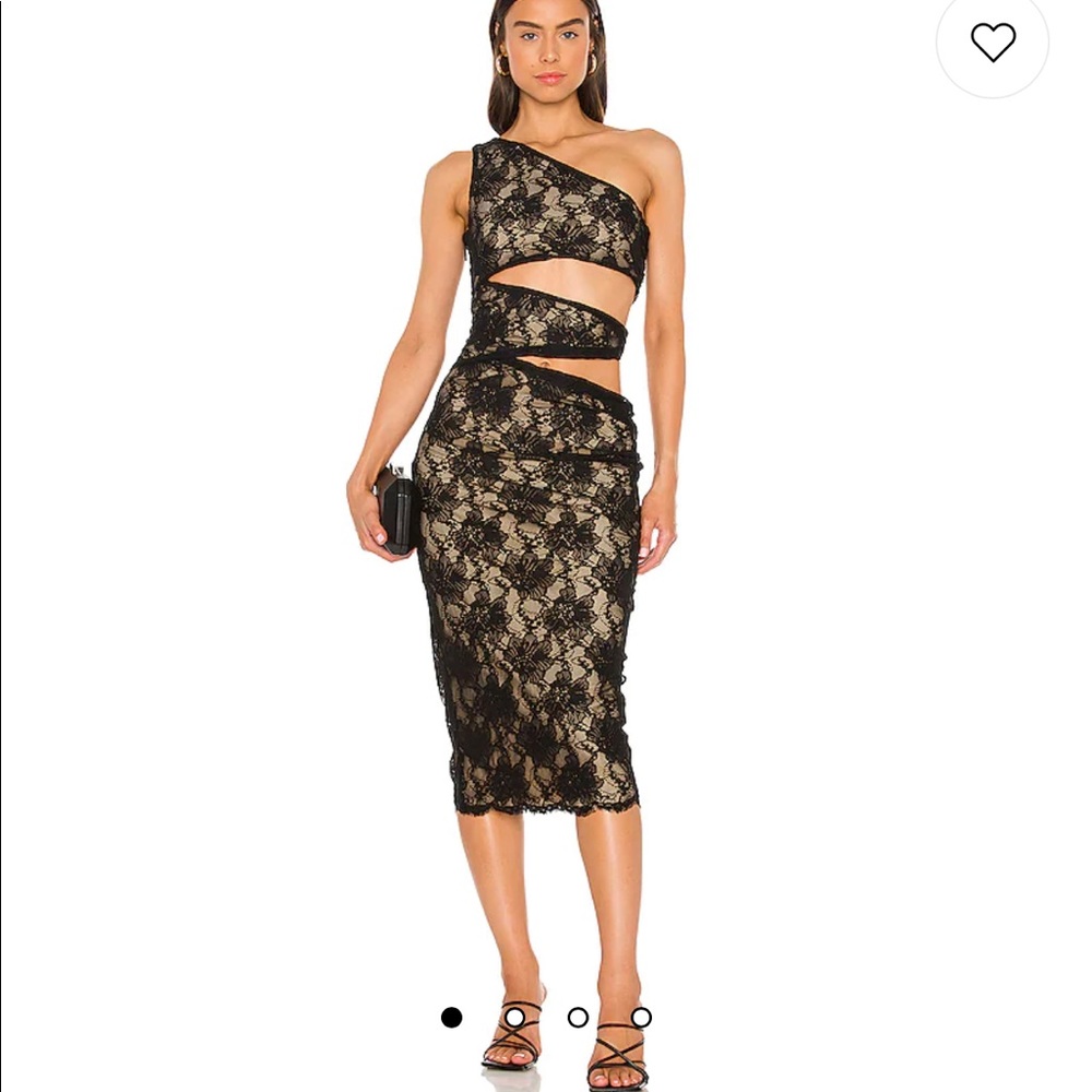 Midi Dress in Black new without tag